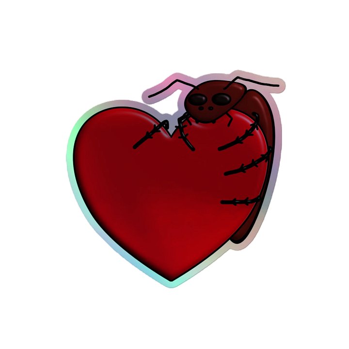 Randy the Radroach LOVE Vinyl Sticker product image (2)