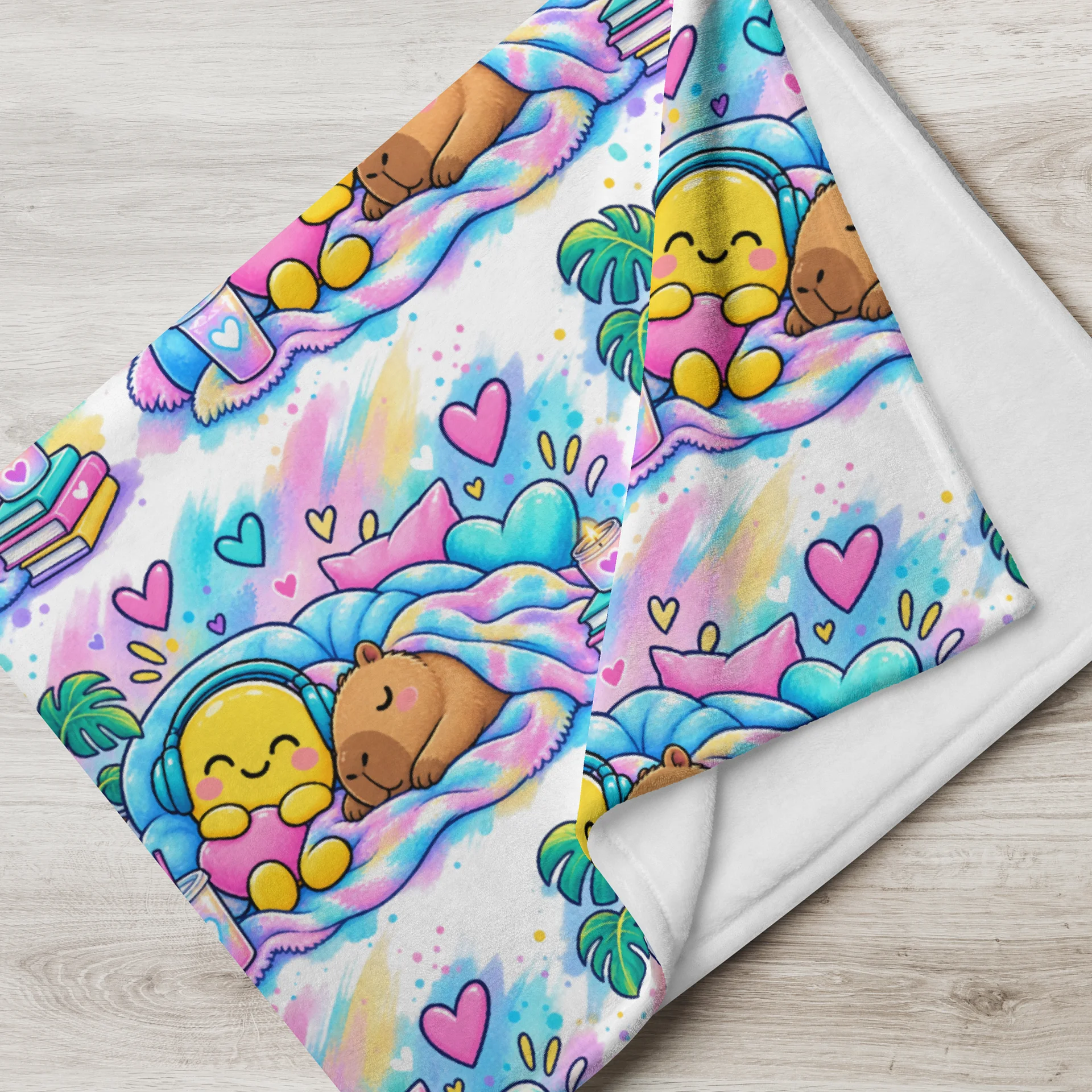 Chill Countdown Timers Cozy Vibes Blanket | Smilo & Capybara product image (2)