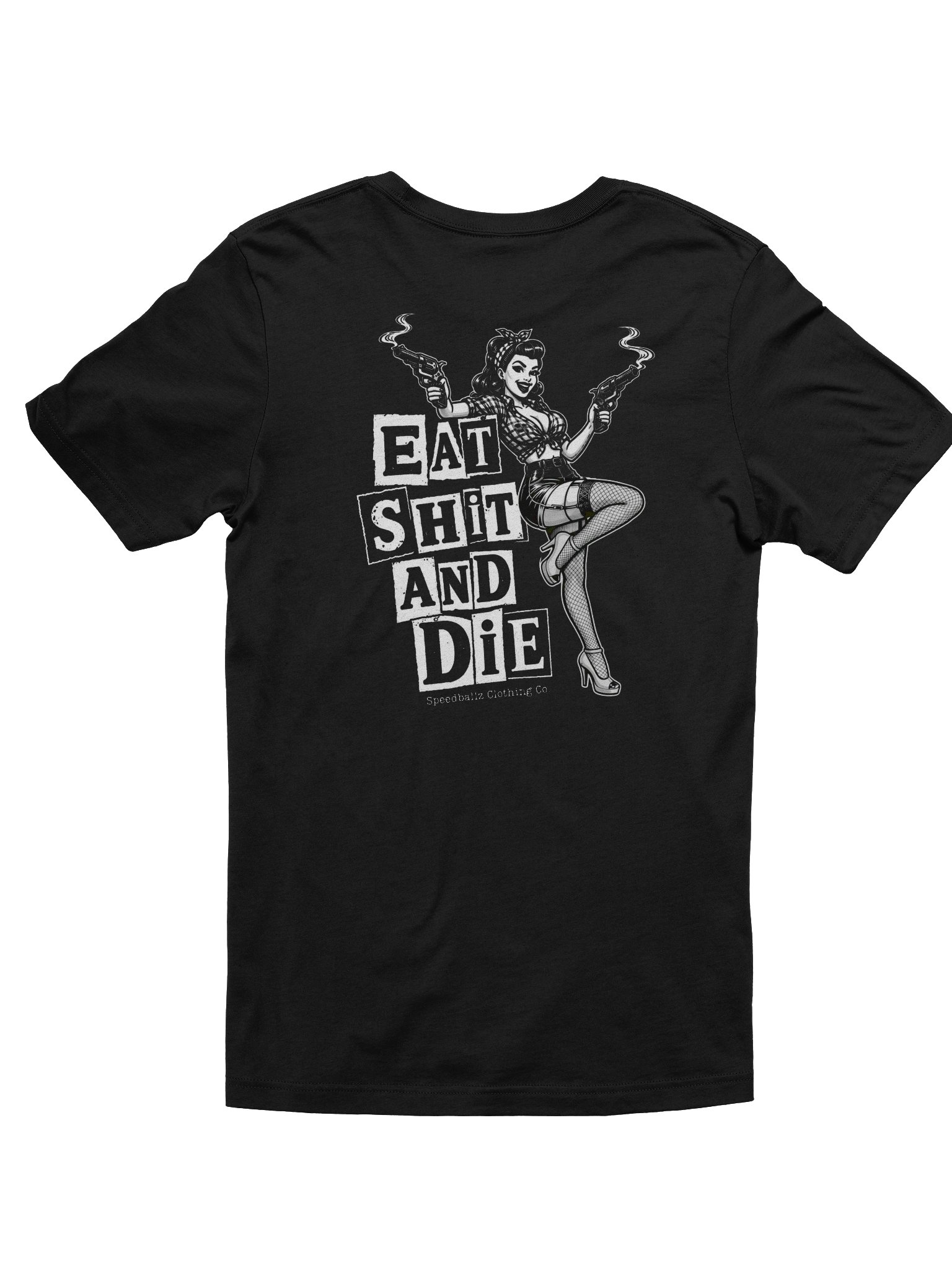 Speedballz Pin Up Eat Shit and Die product image (3)