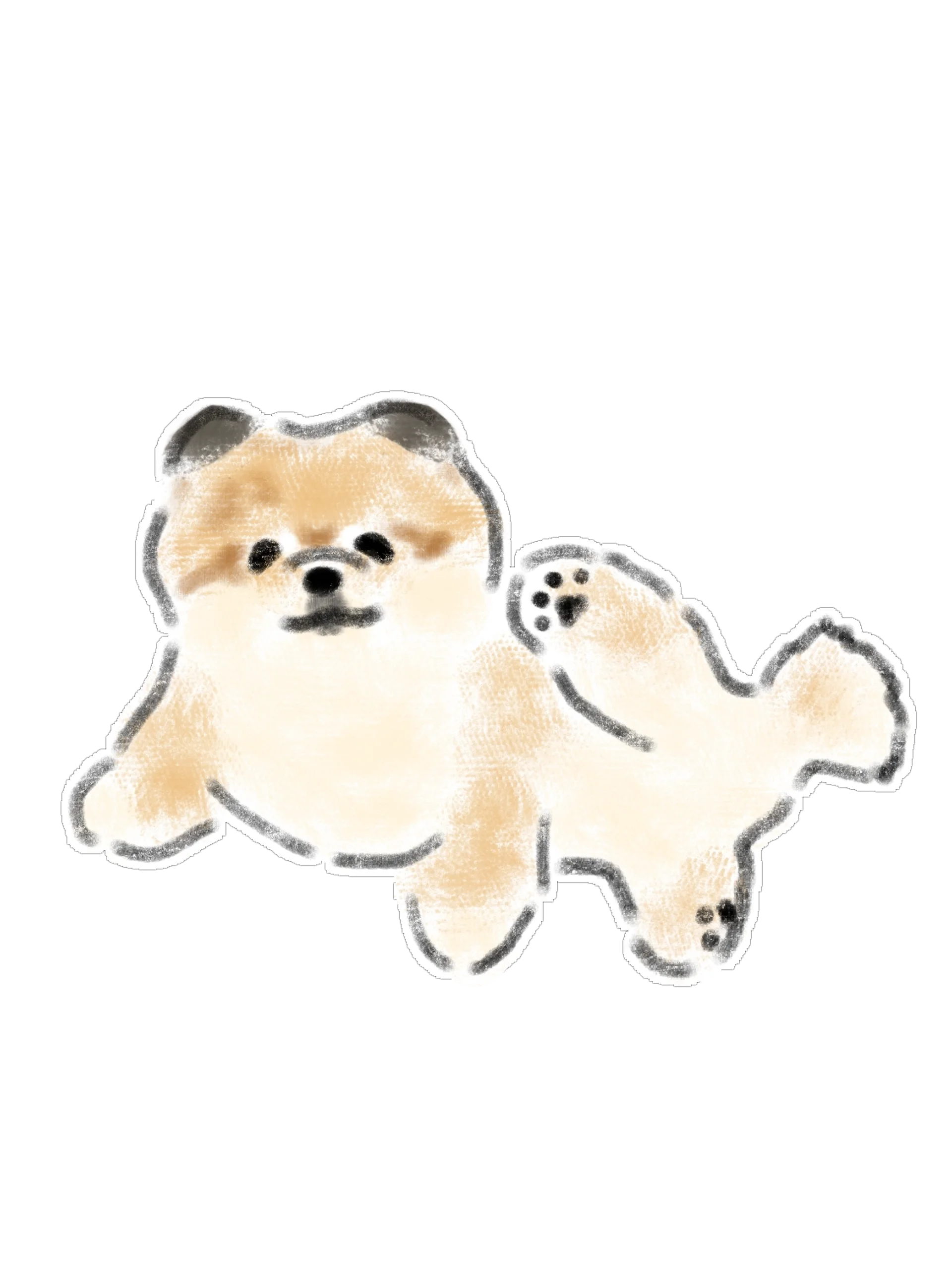 15 Cute Hand-Drawn Dog PNG Clipart Bundle product image (8)