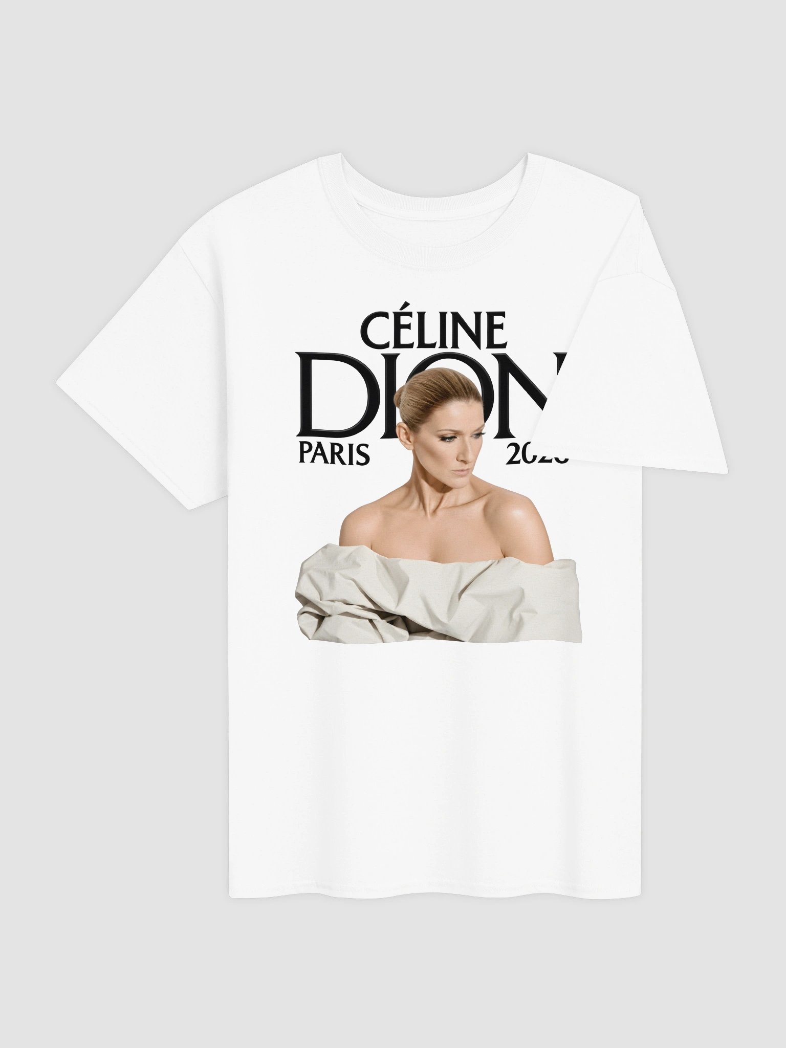Celine Dion Paris Tour 2026 Shirt, Celine Dion Graphic Tee, Live On Tour Dates T-Shirt, Vintage Music Merch product image (6)