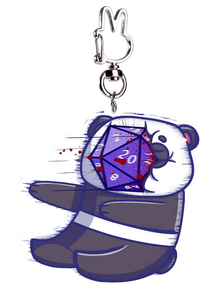 Roll The Dice Acrylic Keychain product image (1)