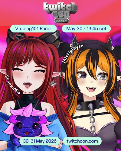 Hey you!☝

Are you going to @twitchcon EU this year?!

EVER wanted to become a VTuber? 👀
Get the inside scoop at @mistiplayer...