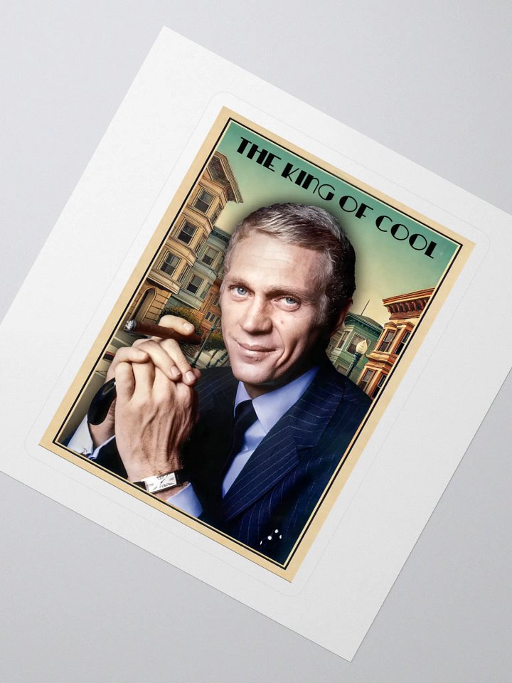 Steve McQueen Sticker product image (2)