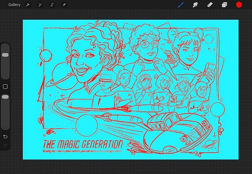 Every finished piece of art begins life as a mess.

A rough sketch. Red lines everywhere. Shapes that only make sense to the ...