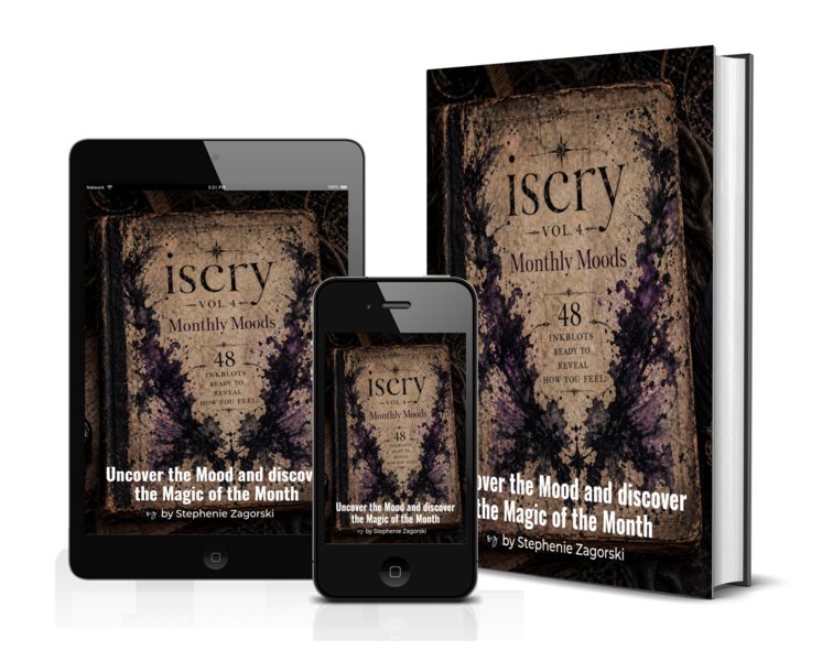 iScry vol. 4 MONTHLY MUSES | 48 inkblots | eBook/PDF product image (2)