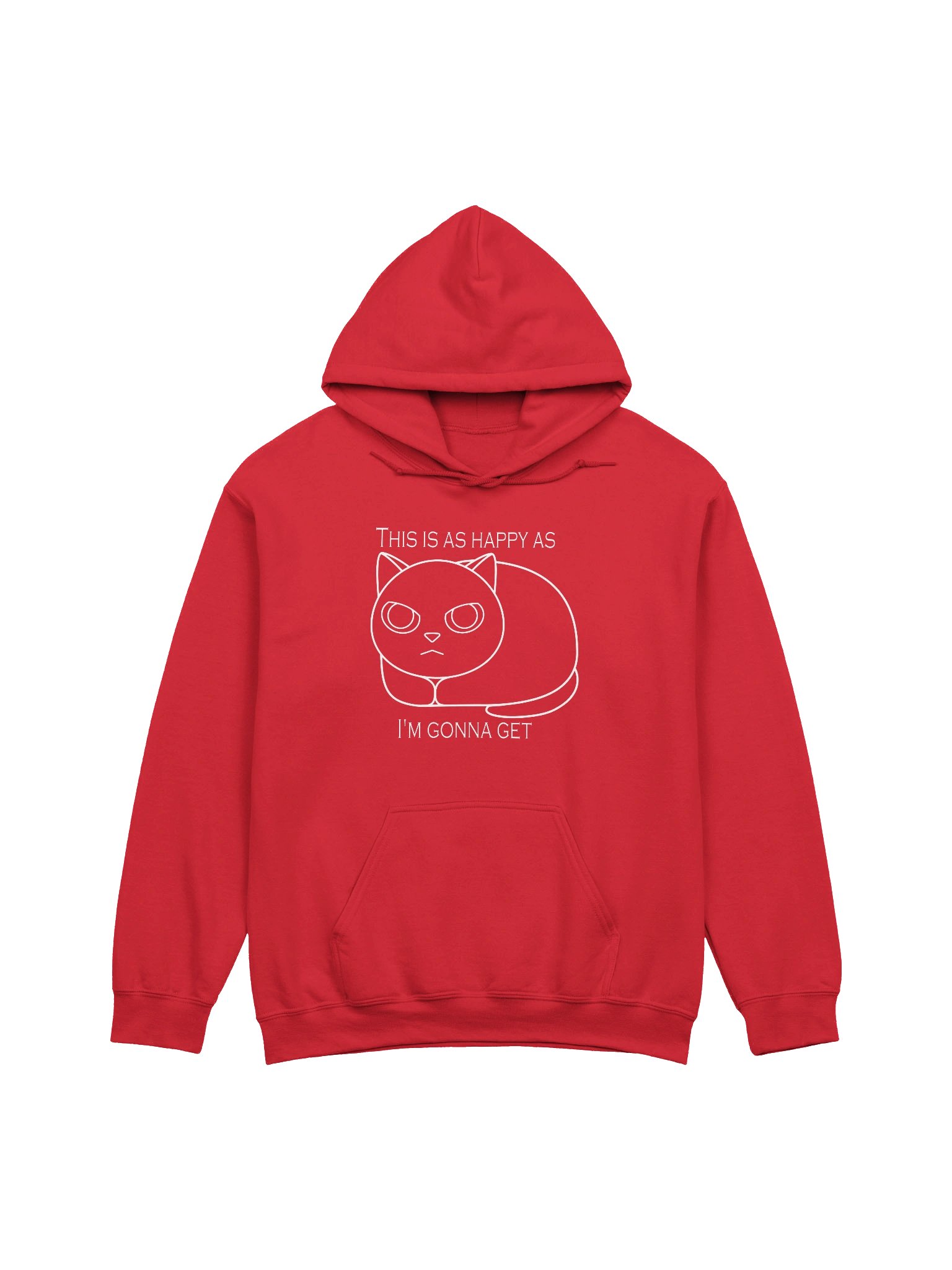 Happy Grumpy Cat - Unisex Adult Hoodie product image (17)