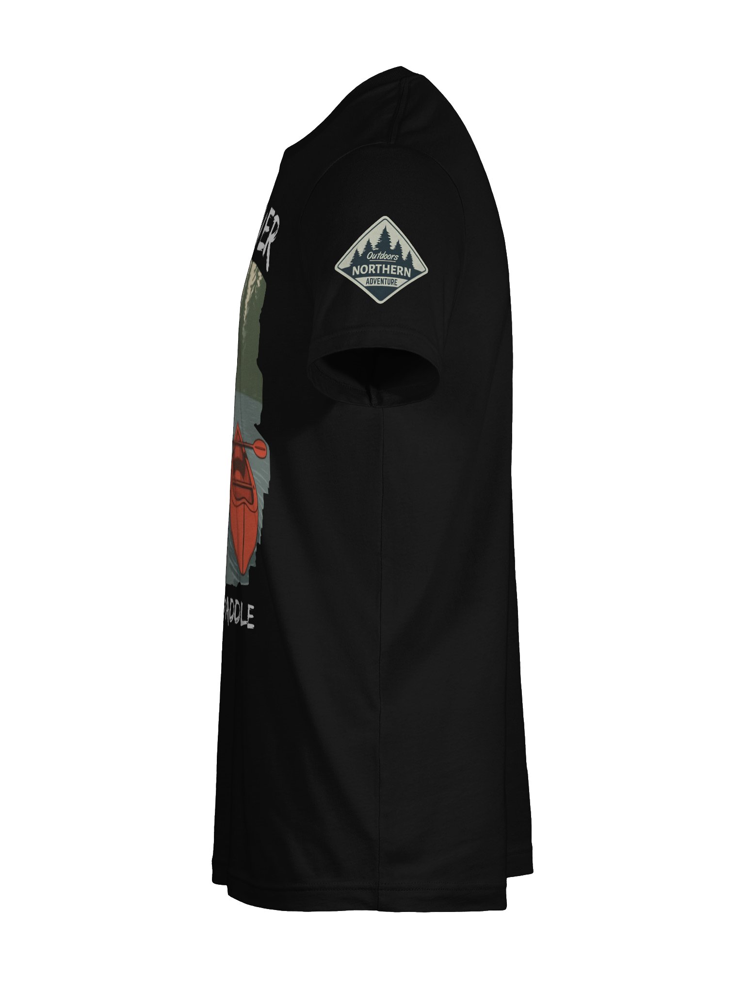 Same River, Different Paddle – Outdoorsy Couples Adventure T-Shirt product image (8)