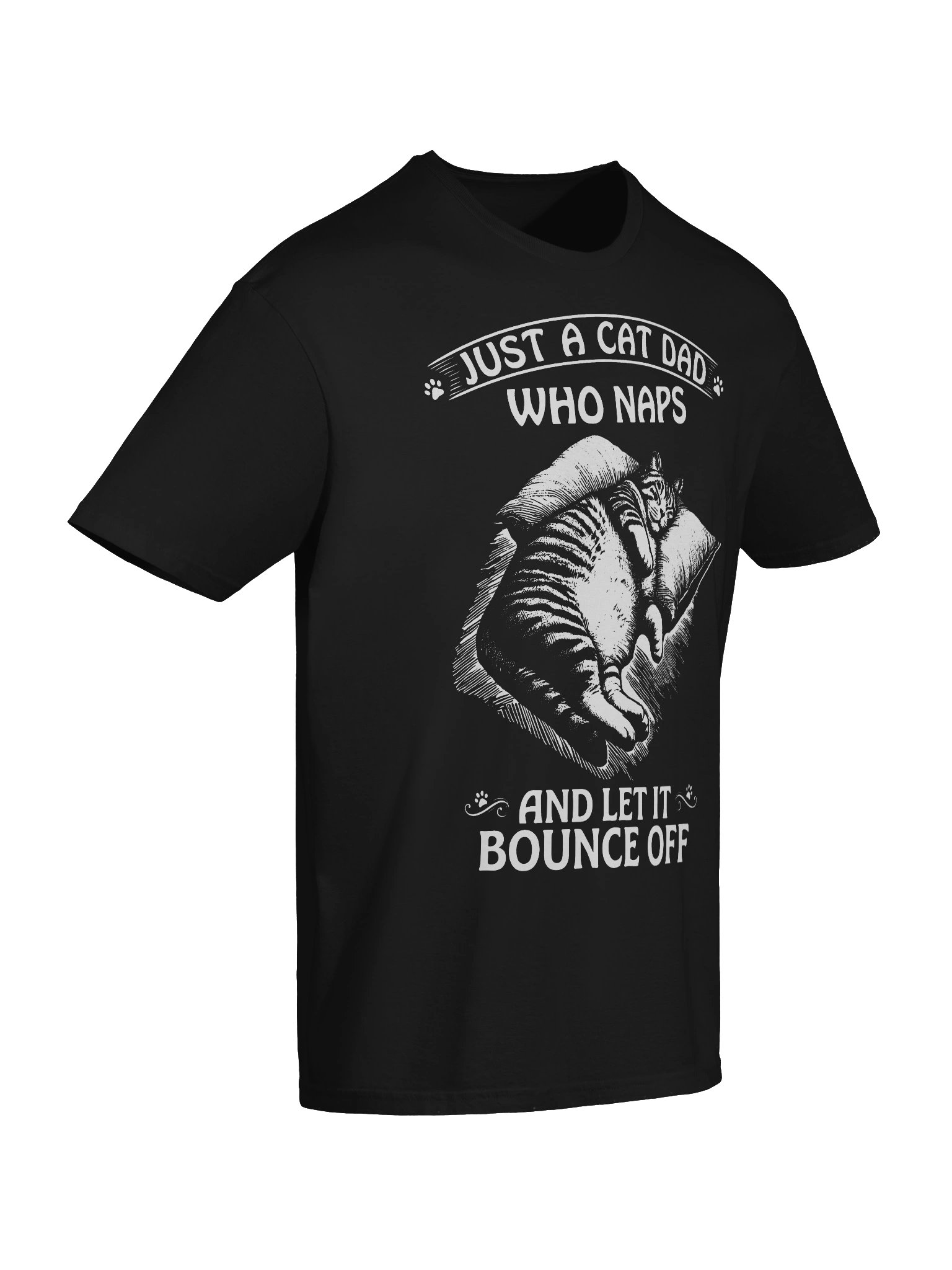 Cat Dad Naps T-Shirt product image (35)