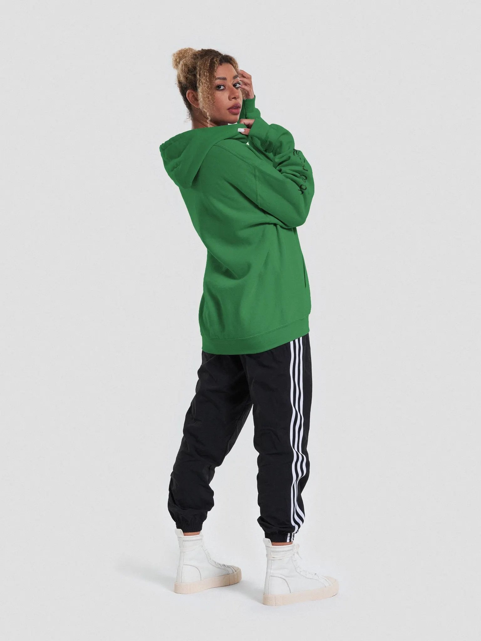 Co-60 Fan Club sleeve print classic hoodie product image (6)