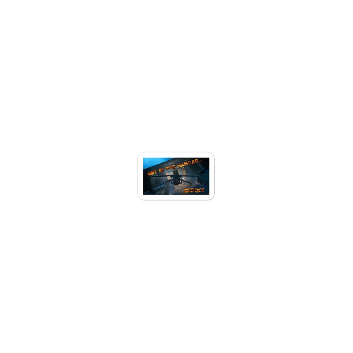 Get in the Hangar Quick Sticker product image (1)