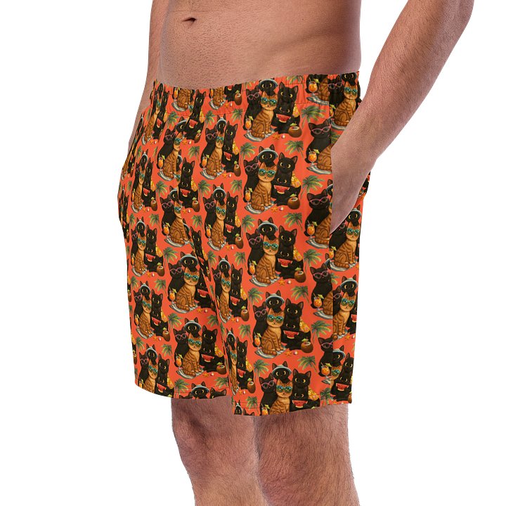 Cat Waves Swim Shorts product image (2)