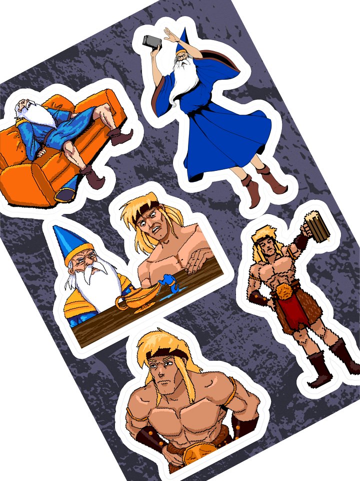 Wigglewood Heroes Sticker Set product image (1)