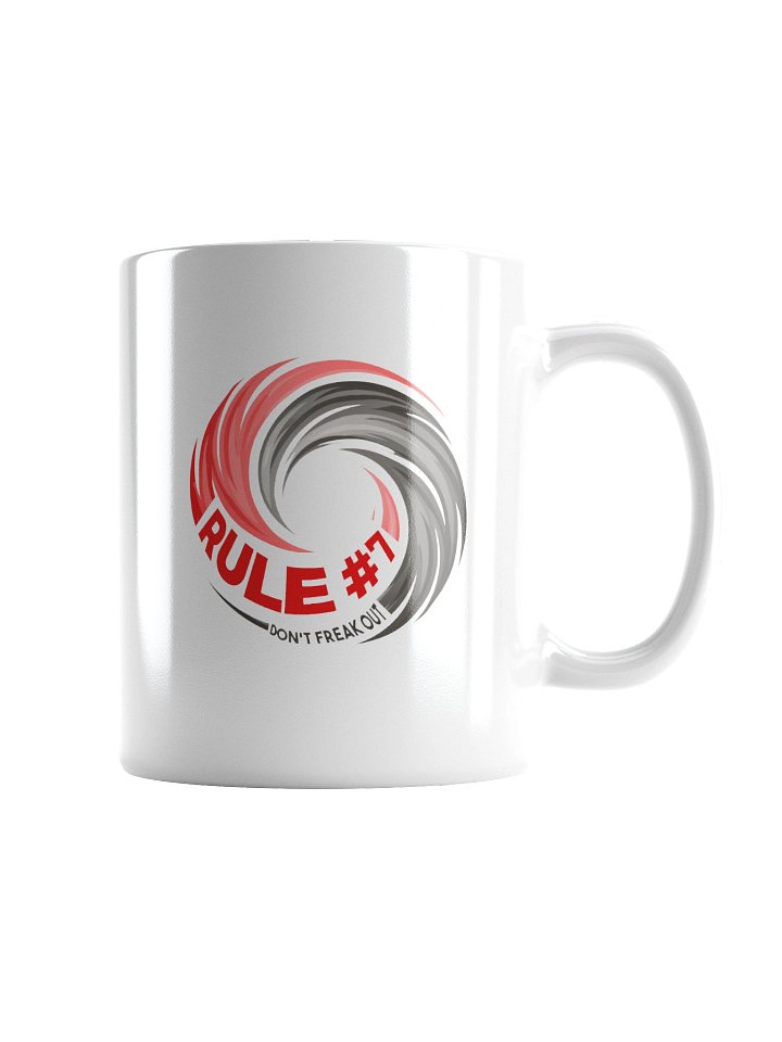 Rule #7 Mug Pewter and Red product image (1)