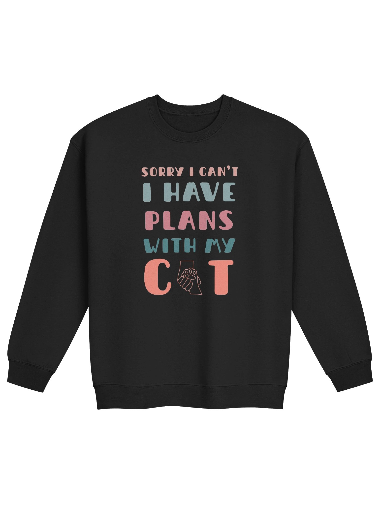 Sorry I Have Plans With My Cat Funny T-Shirt product image (1)