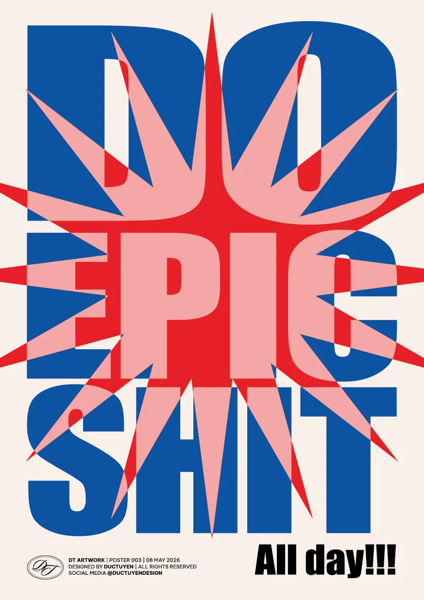 "DO EPIC SHIT" Print Poster (Unframe) product image (1)