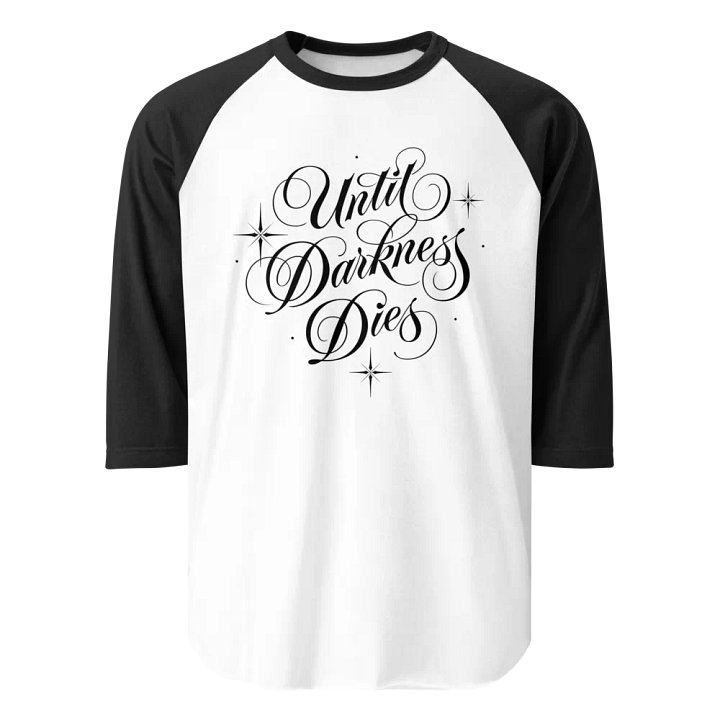 Until Darkness Dies (simple design) Fine Jersey Raglan Tee product image (31)