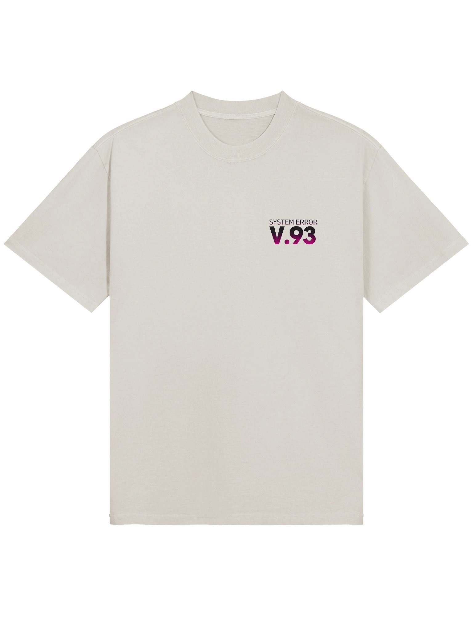SYSTEM ERROR V.93 Oversized Faded T-Shirt product image (6)