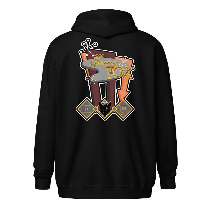 The Game Fox Vintage Sign Zip-up Hoodie product image (2)
