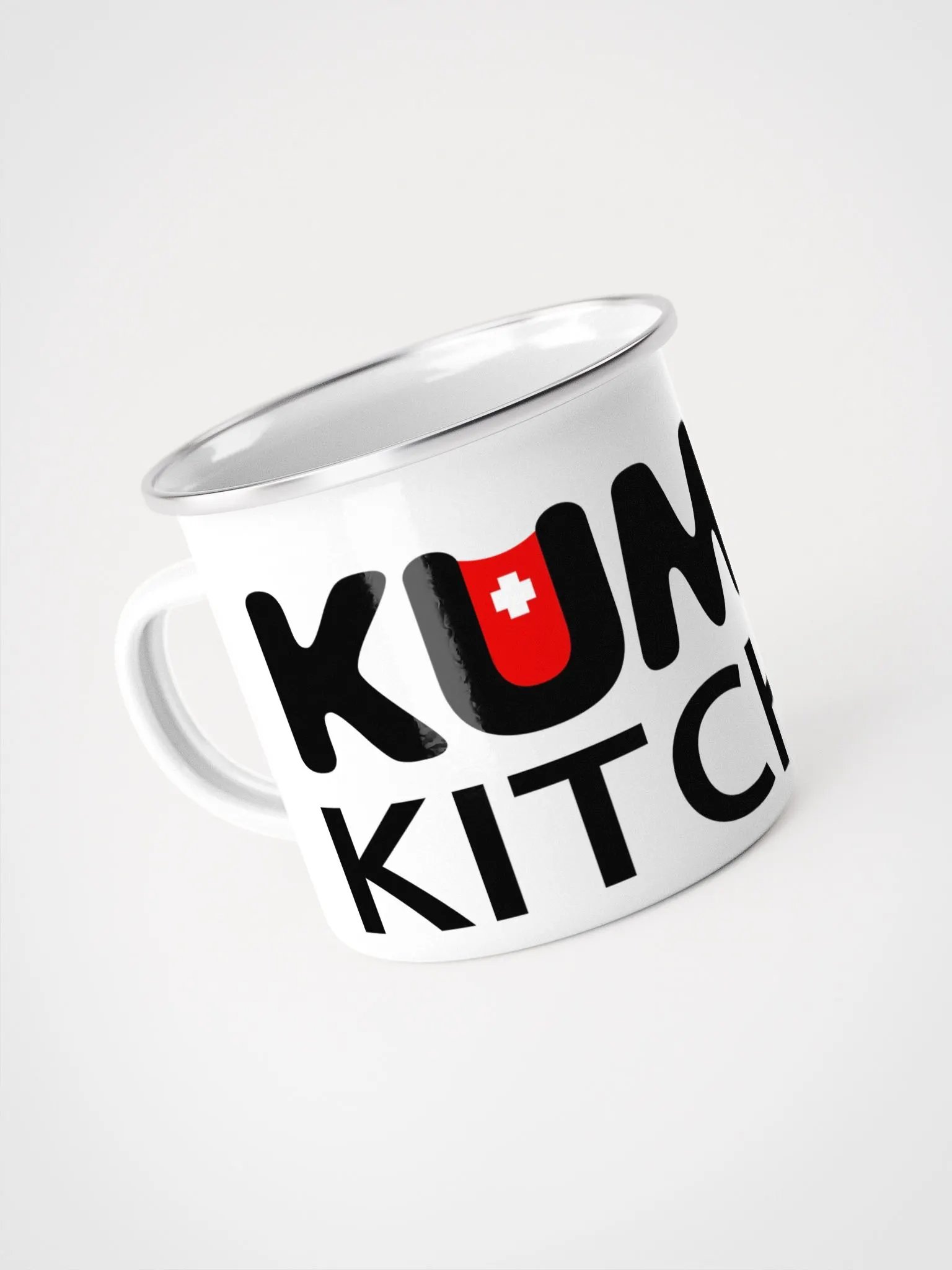 Kuma's Kitchen Wrap-Around Enamel Mug product image (1)