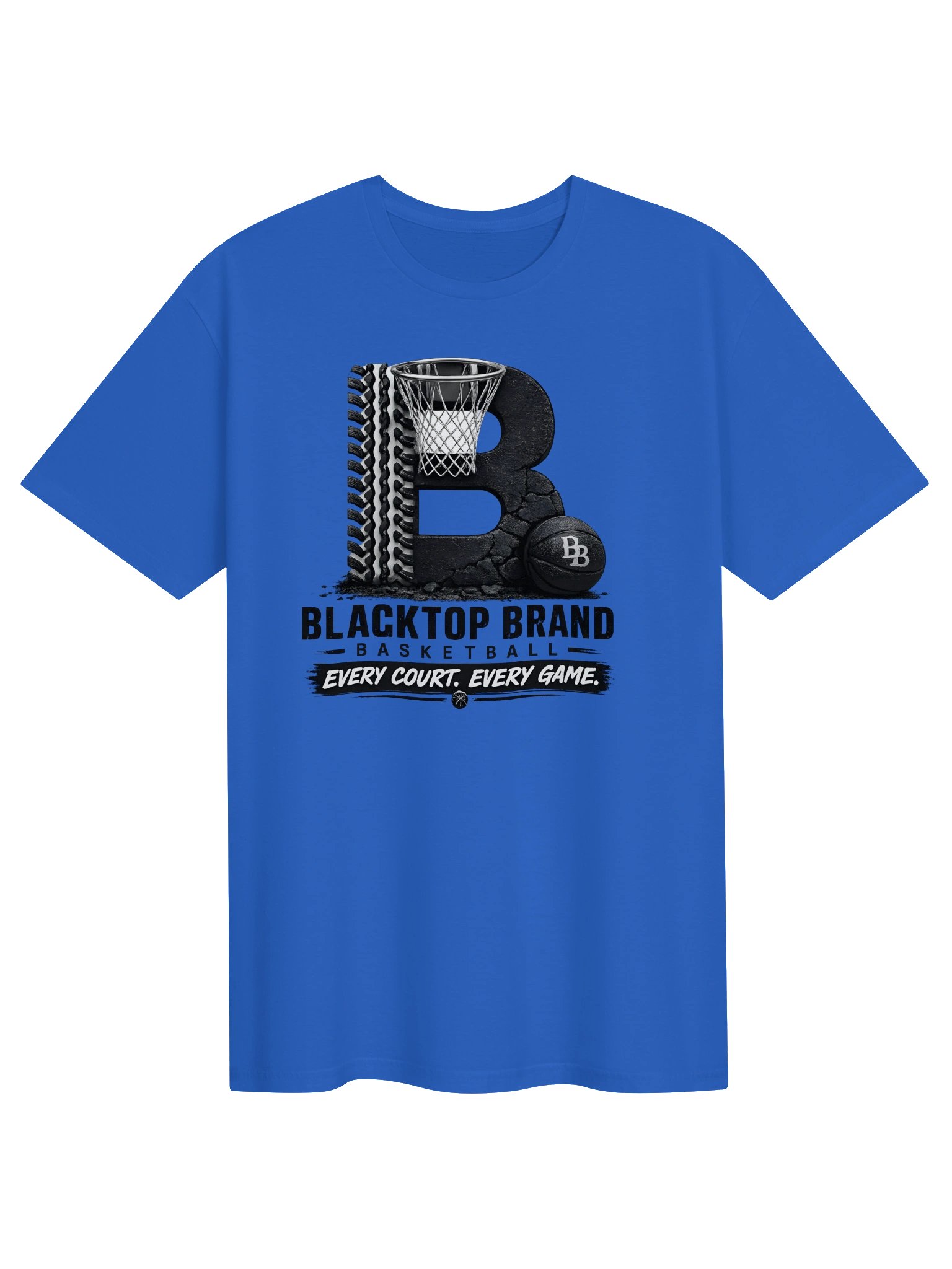 Blacktop Brand Basketball Logo Tee product image (1)