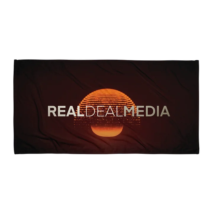 Real Deal Media Logo Beach Towel product image (1)