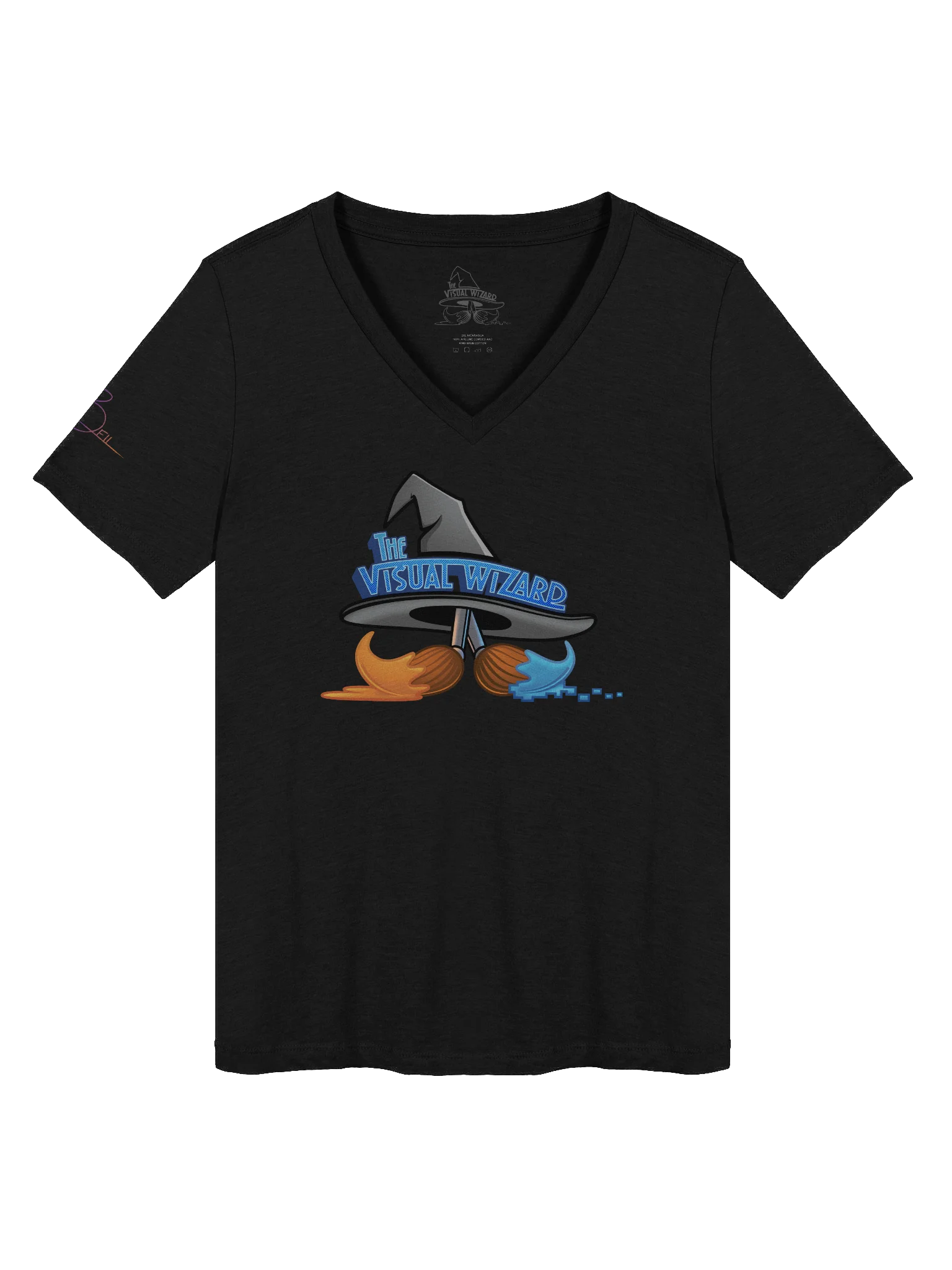 The Viz Wiz Logo (Full Color) Signature Series Women's V-Neck product image (1)