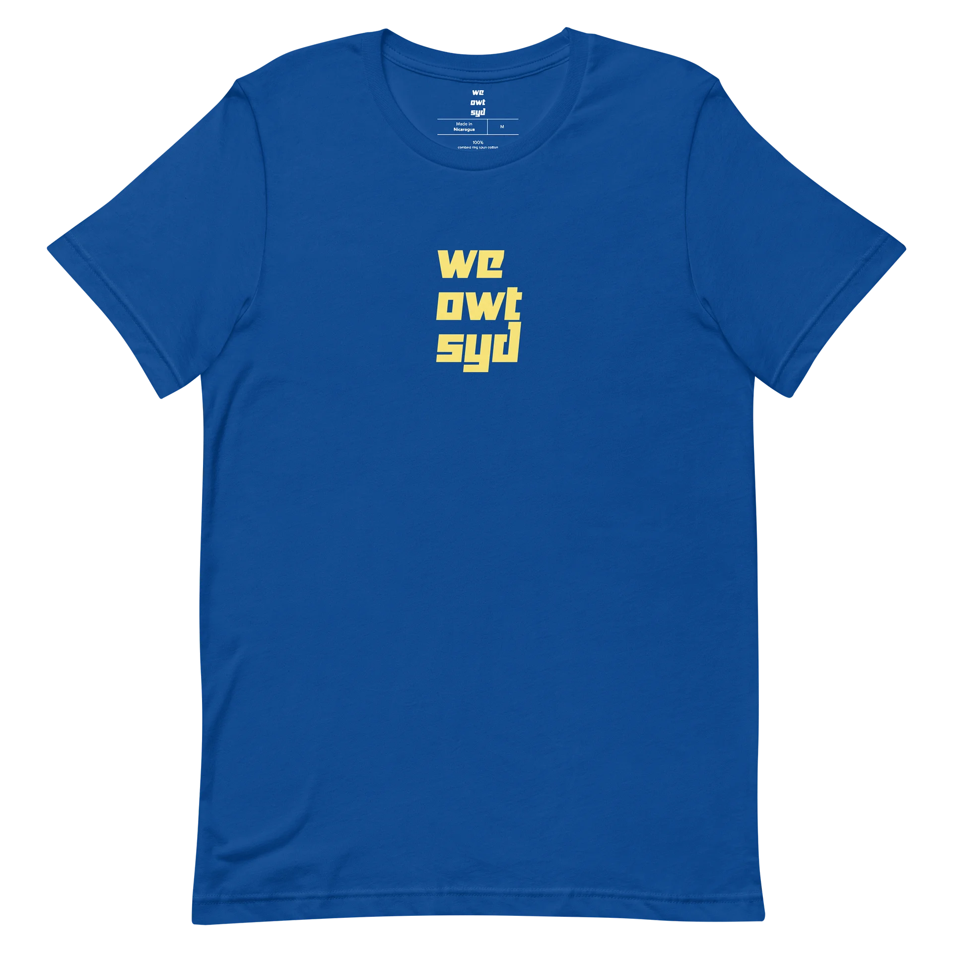 WeOwtsyd Gen 2 Premium T-Shirt - Alt Blue / Yellow product image (5)