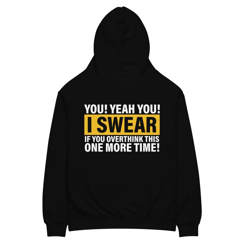 "Overthink" Oversized Hoodie product image (3)