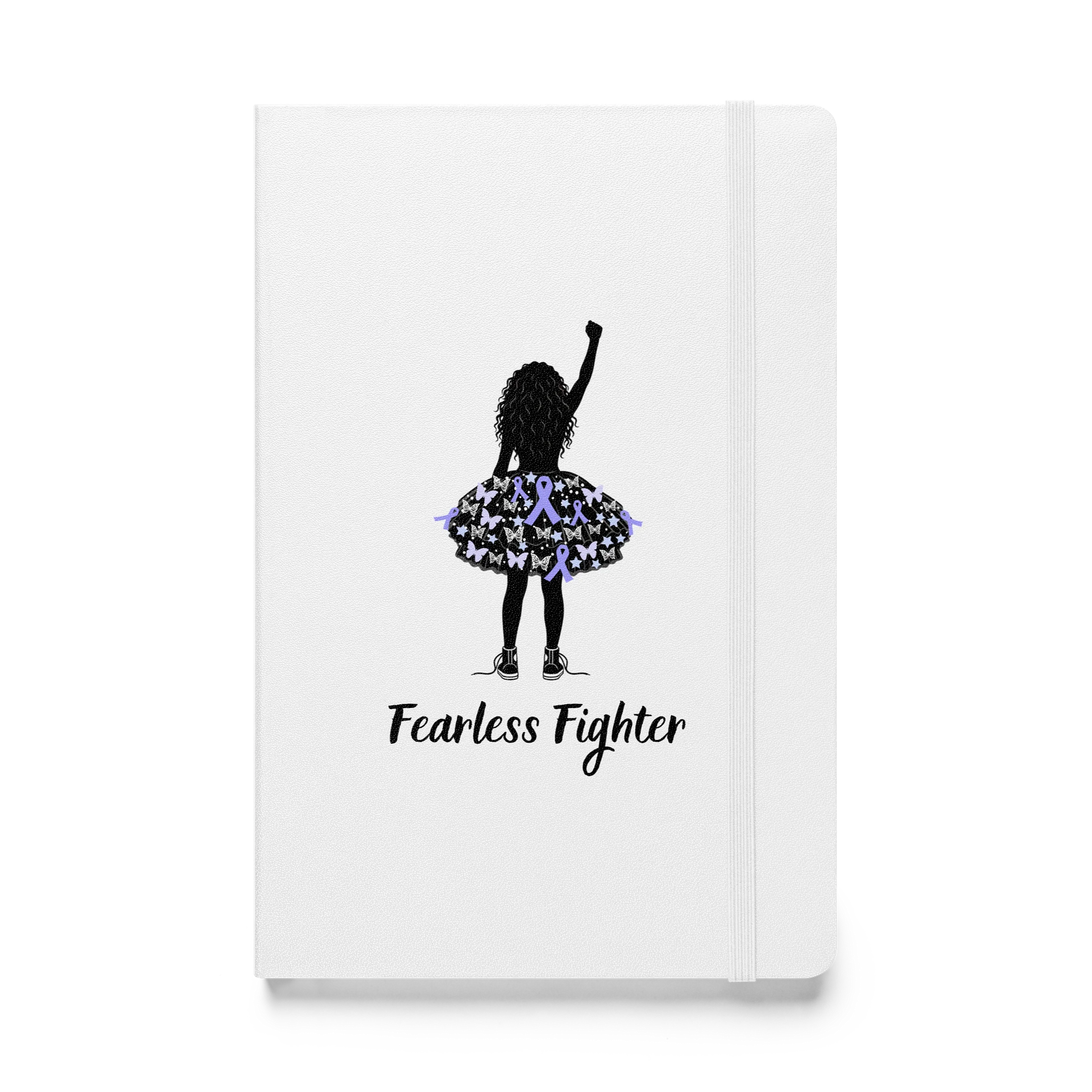 Stomach Cancer - Fearless Fighter Bound Notebook [white] product image (1)