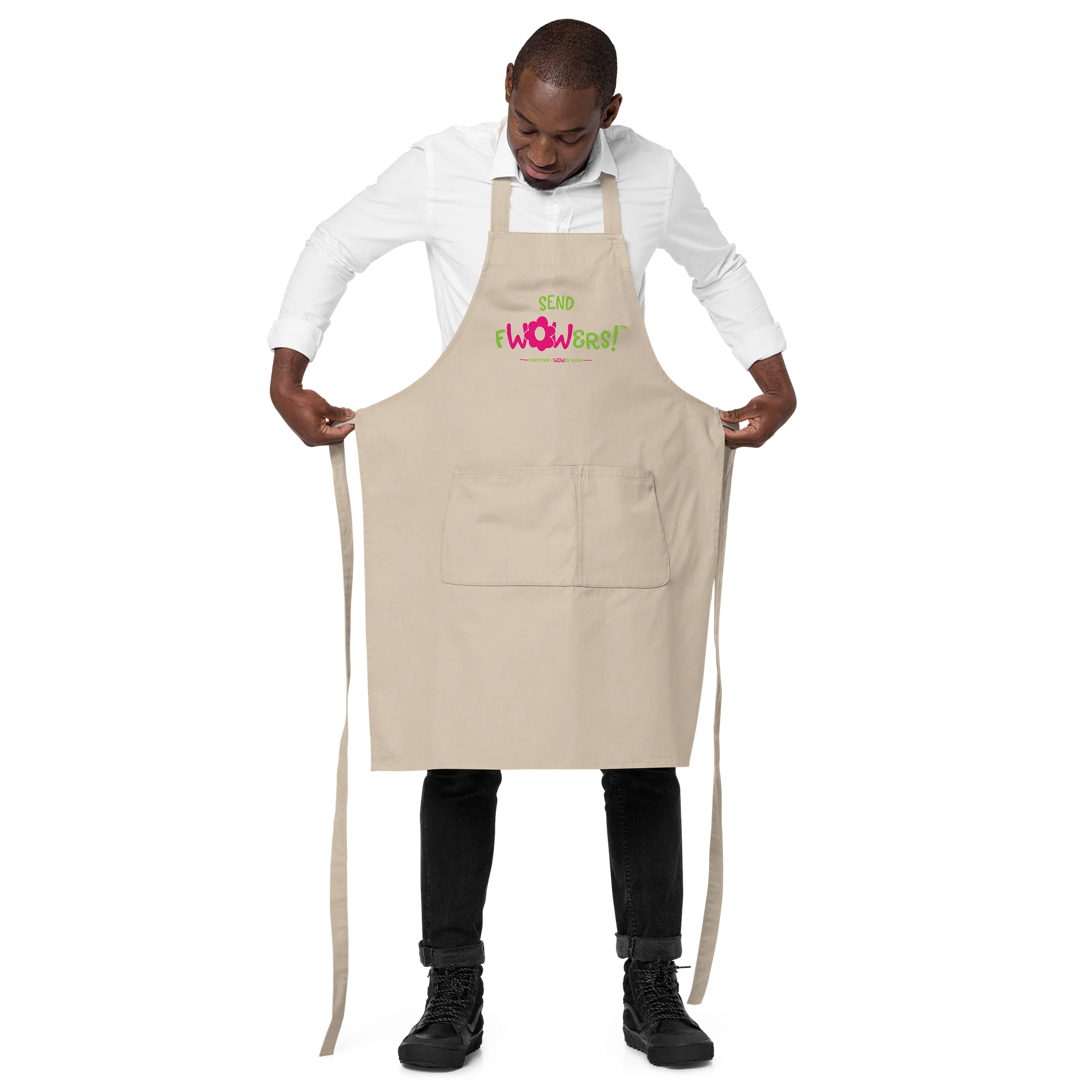 Send fWOWers! Apron product image (1)