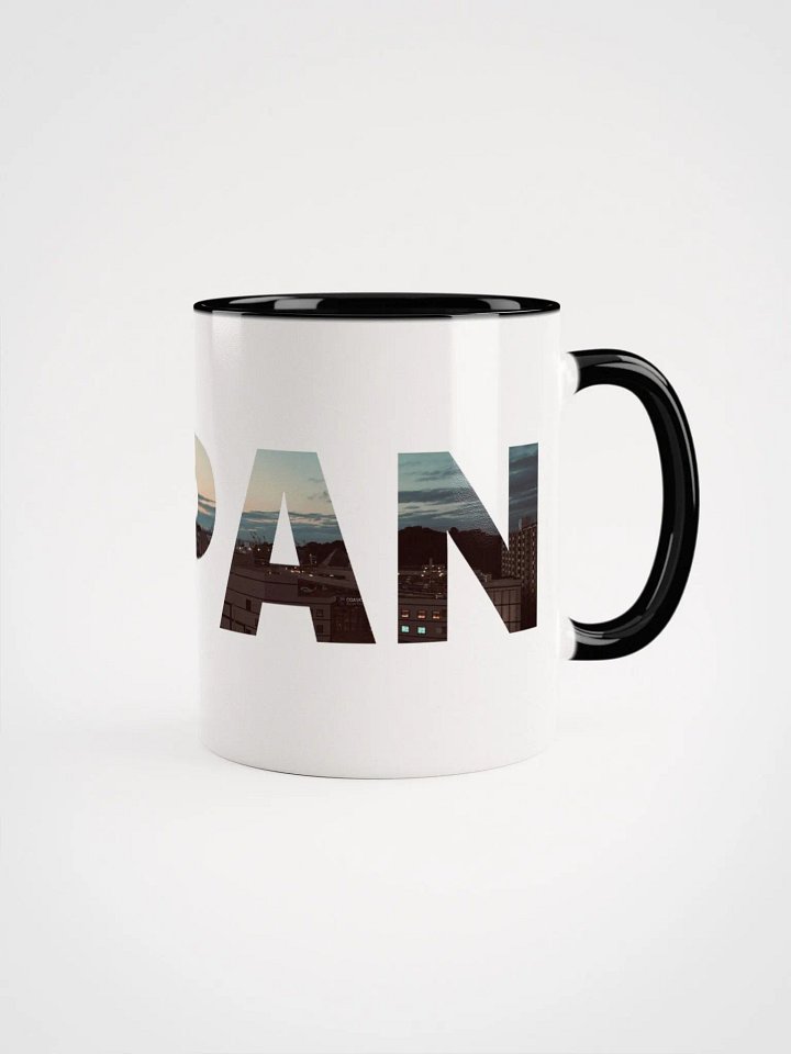 Yokosuka Japan Skyline Typography Ceramic Mug product image (2)