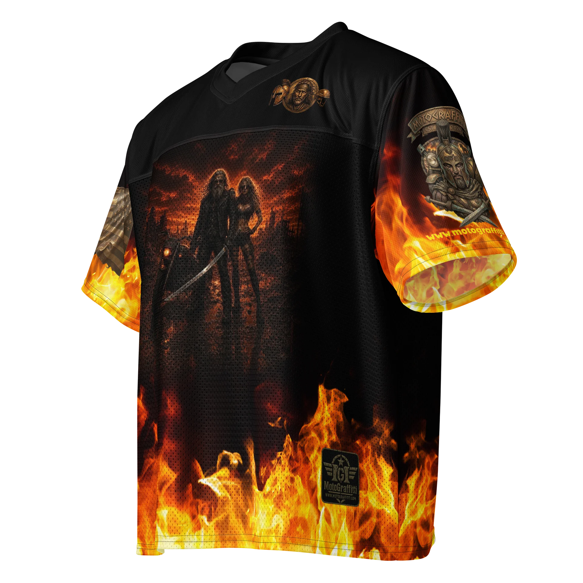 Legend of the MötoGraffitti Warrior Sage Football Jersey product image (3)