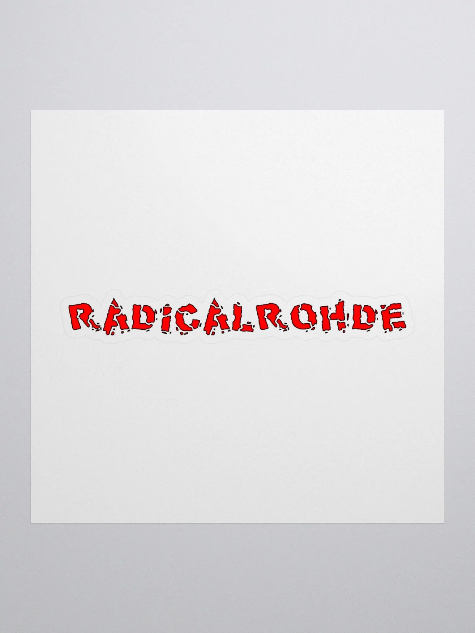 RadRohde Name Sticker product image (1)