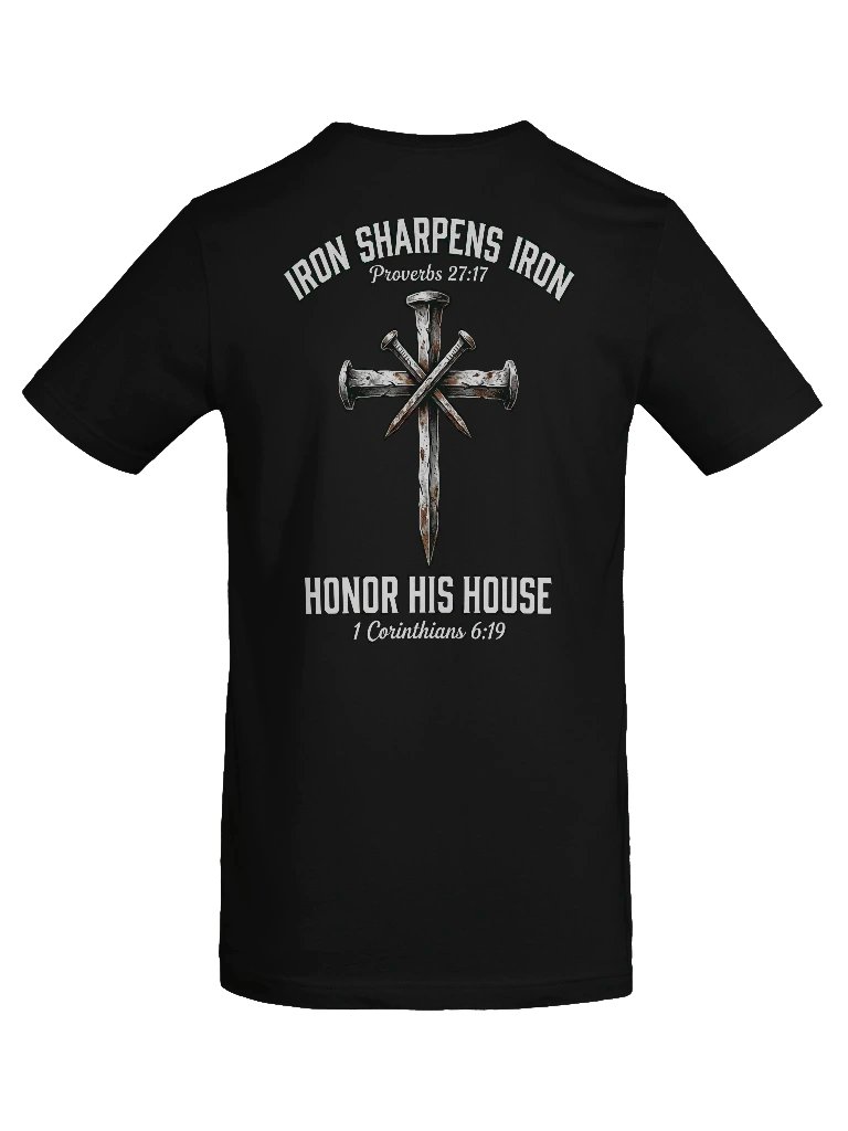 Unisex His House "Iron Sharpens Iron" T-Shirt product image (6)