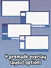 Cloudy Night Sky Theme Streaming Overlay