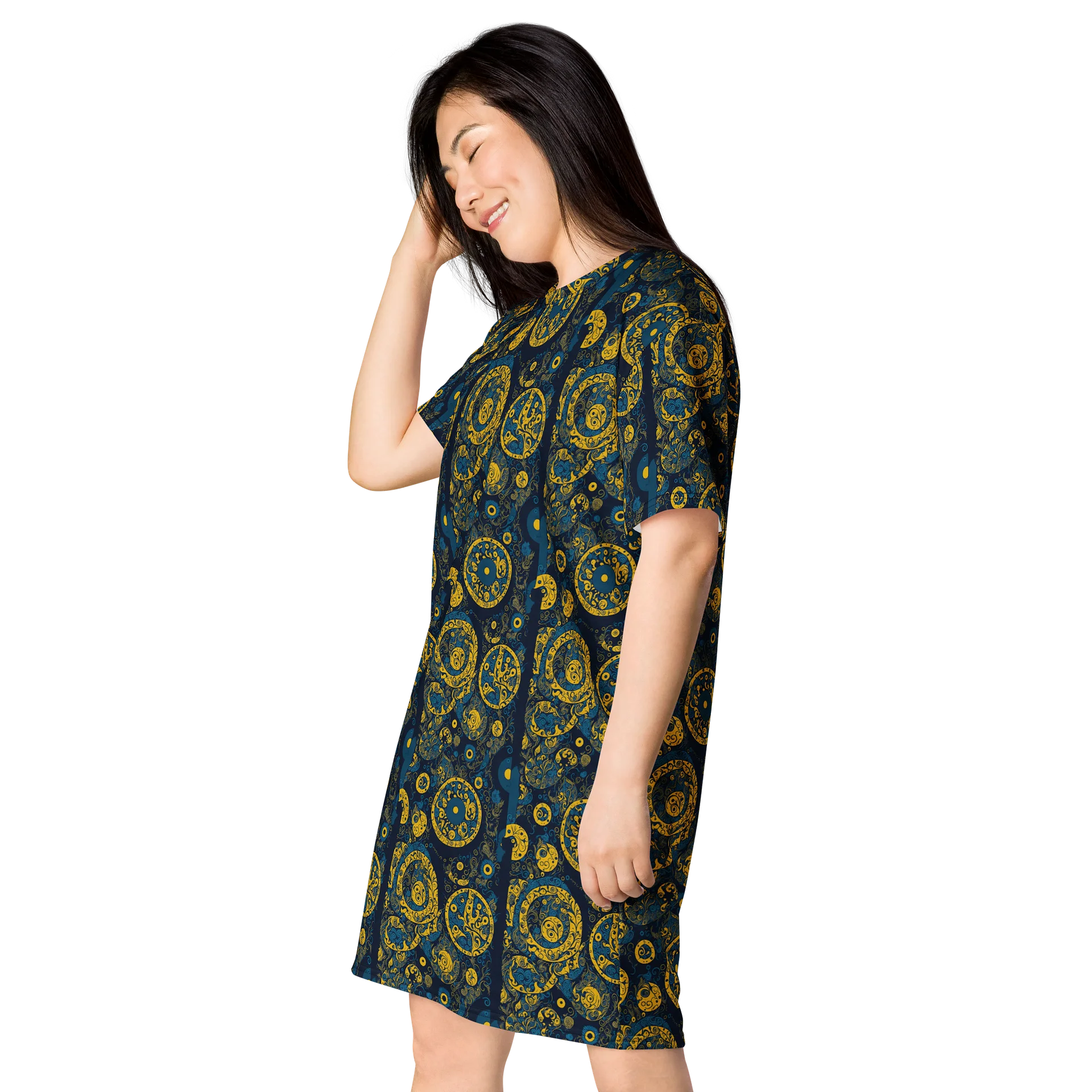 Chic Comfort: Urban Muse T-Shirt Dress product image (3)