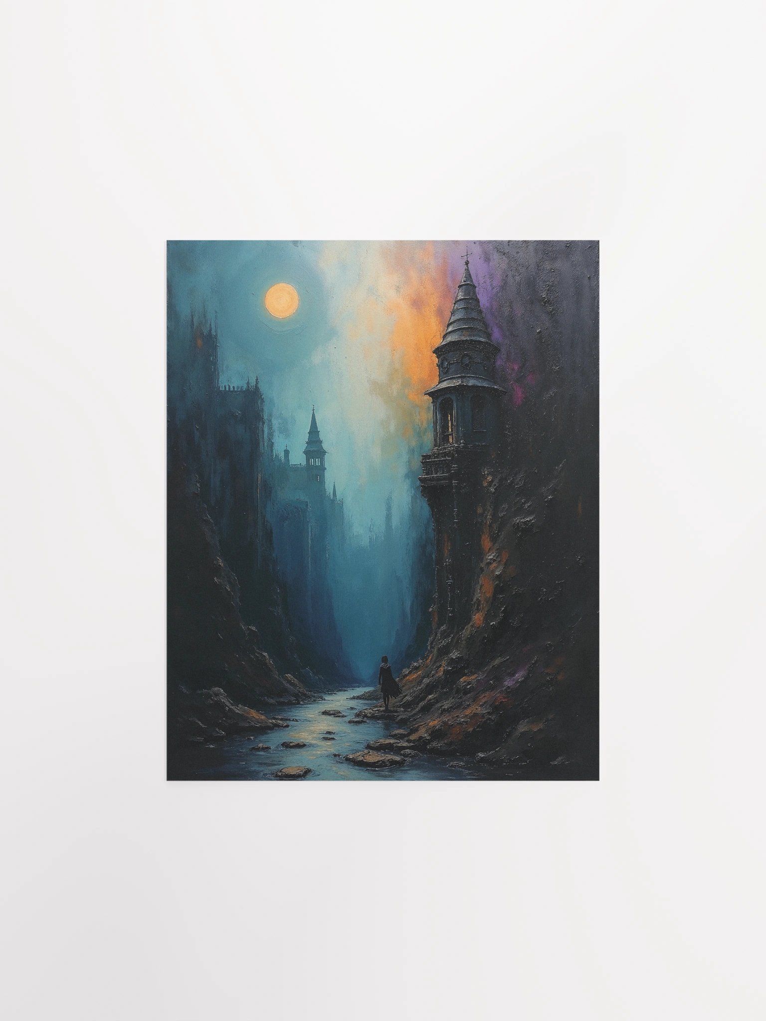 The Path Between Shadows Matte Poster product image (2)