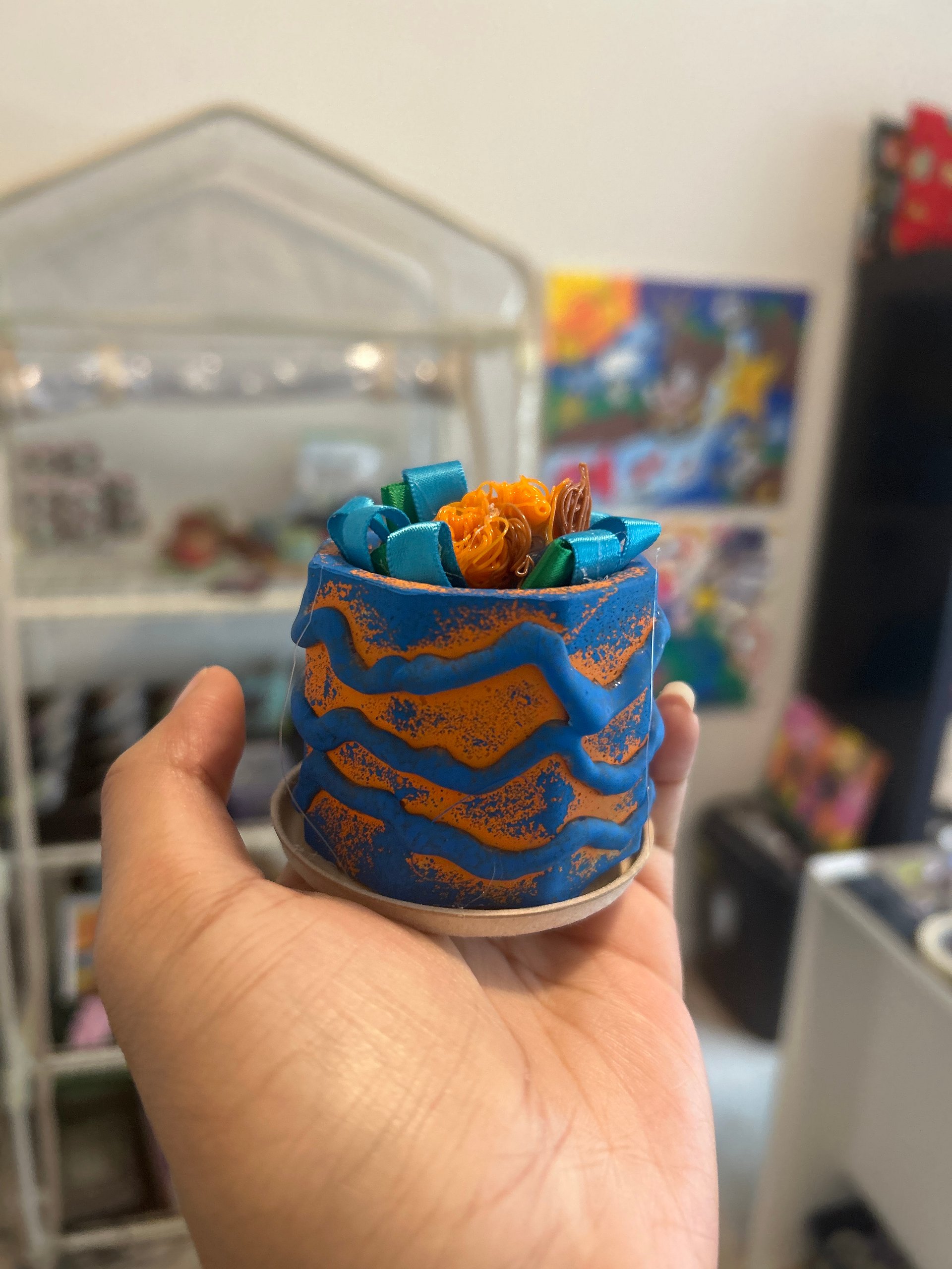 Addy’s artsy flower in pot #5 product image (1)