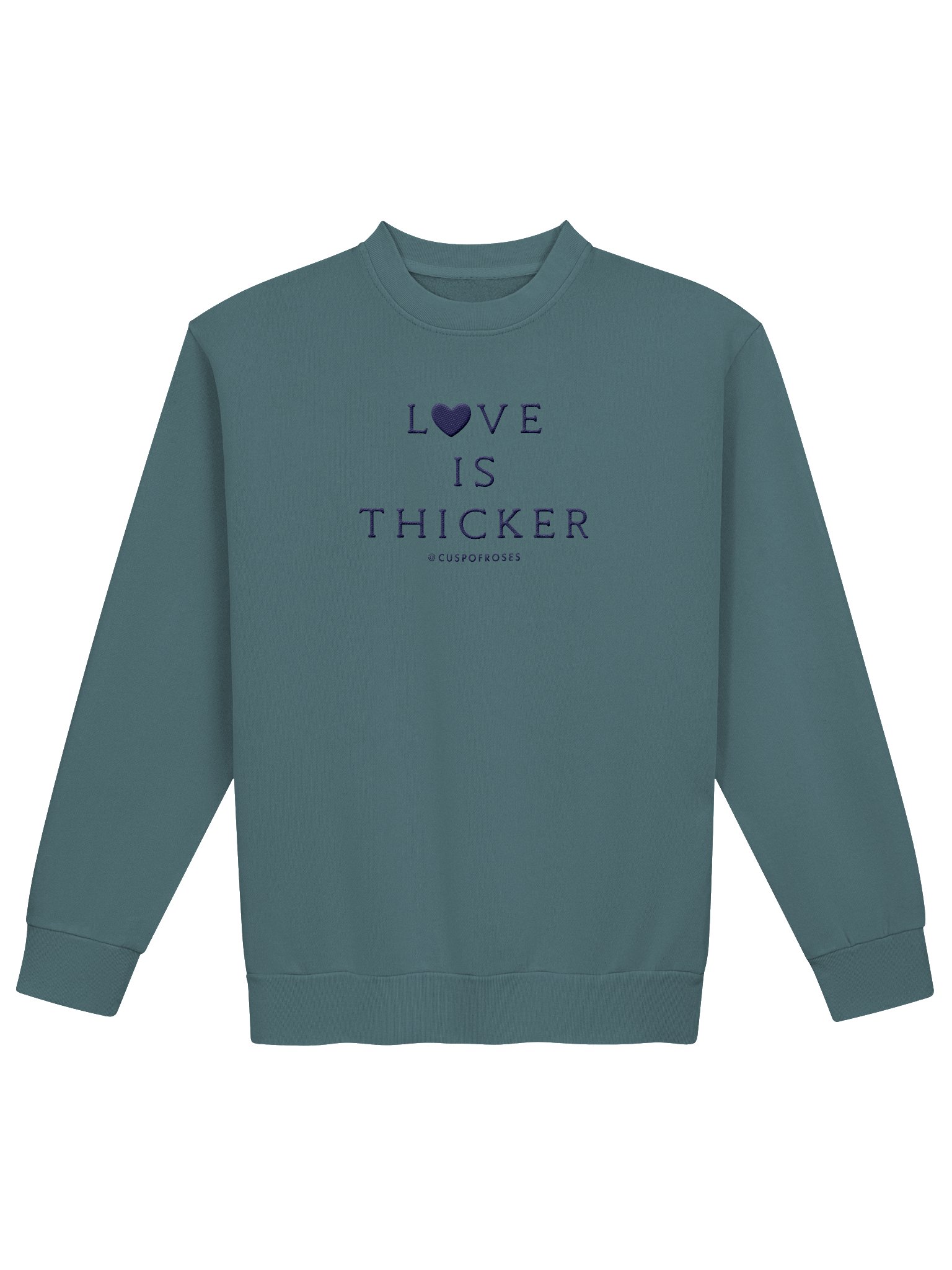 l.i.t. blue embroidered sweatie product image (1)