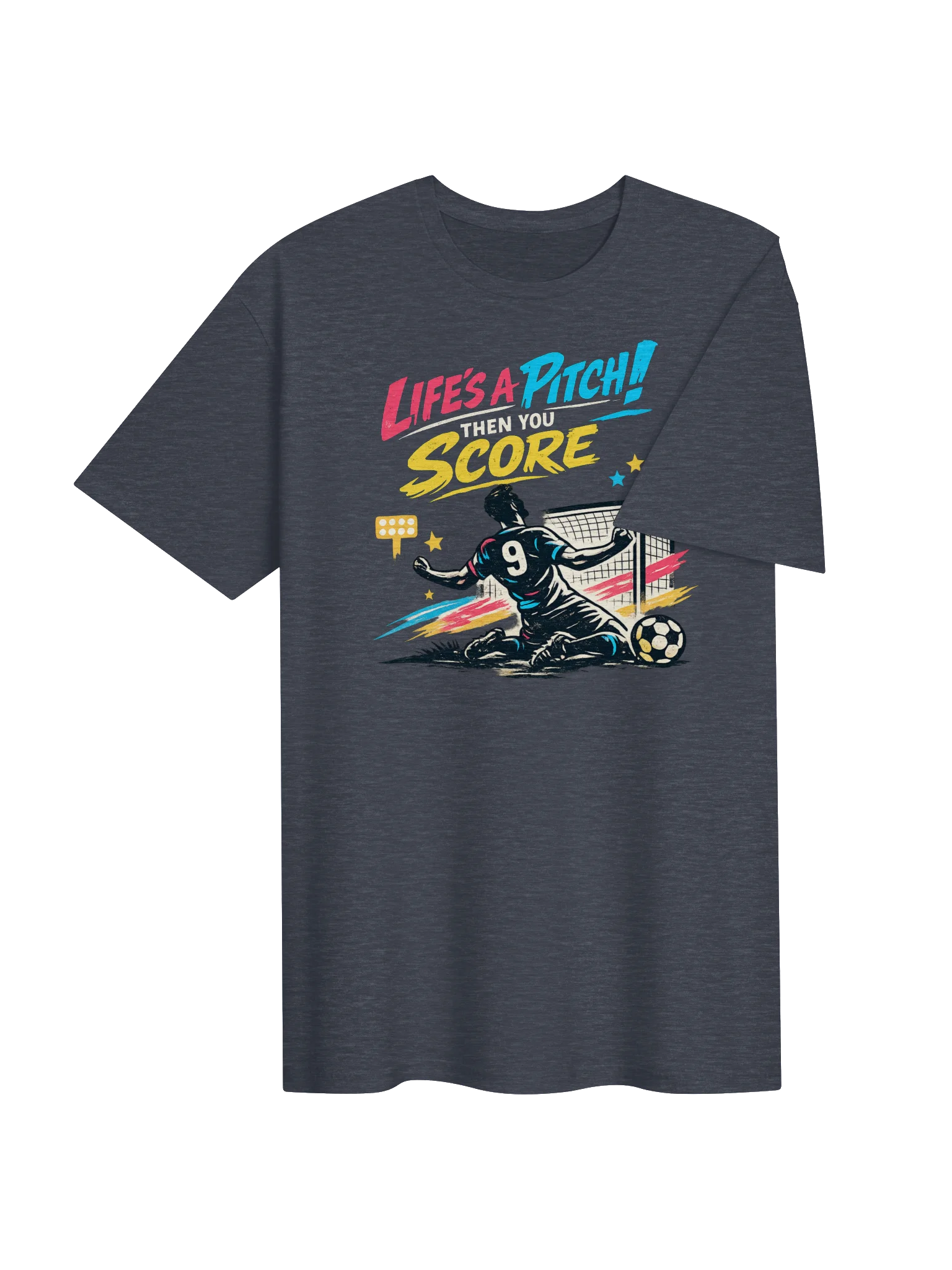 Life’s a Pitch Soccer Graphic Tee product image (4)