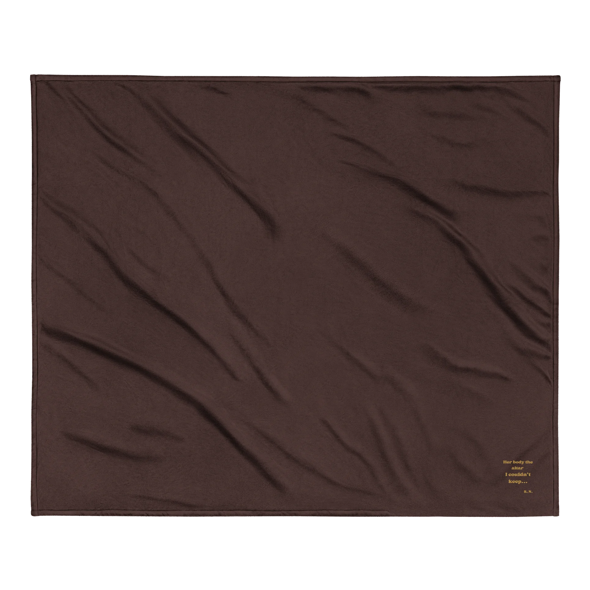 "Her Body the Altar" — Premium Embroidered Sherpa Blanket product image (2)