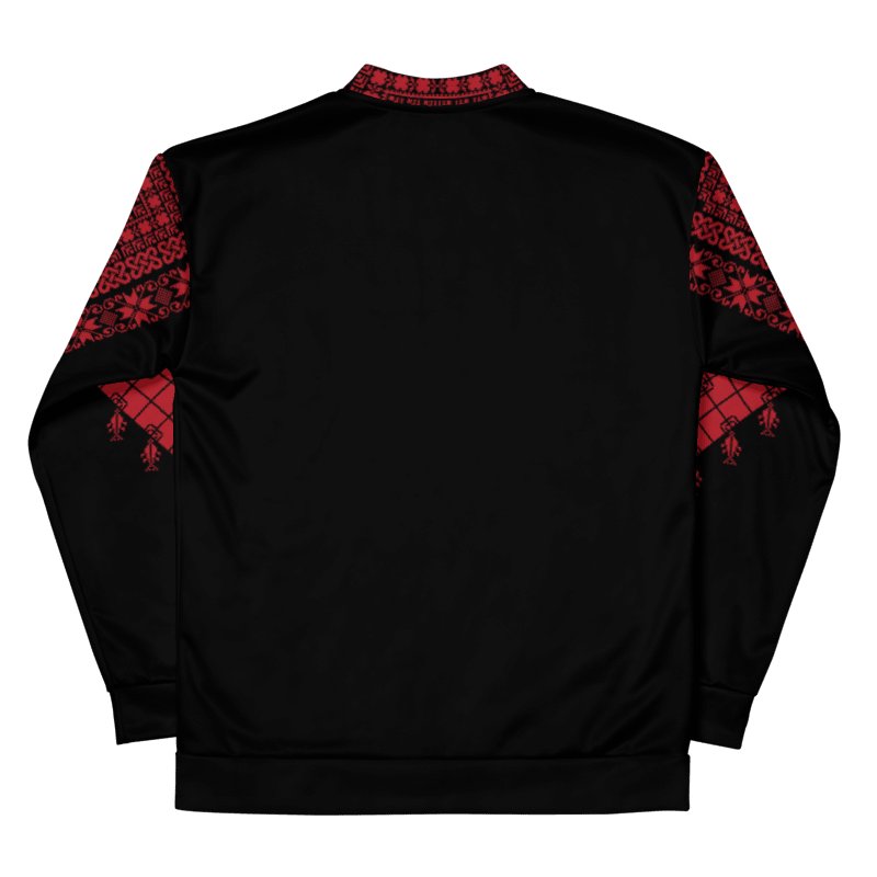 Red Tatreez Unisex Bomber Jacket product image (2)