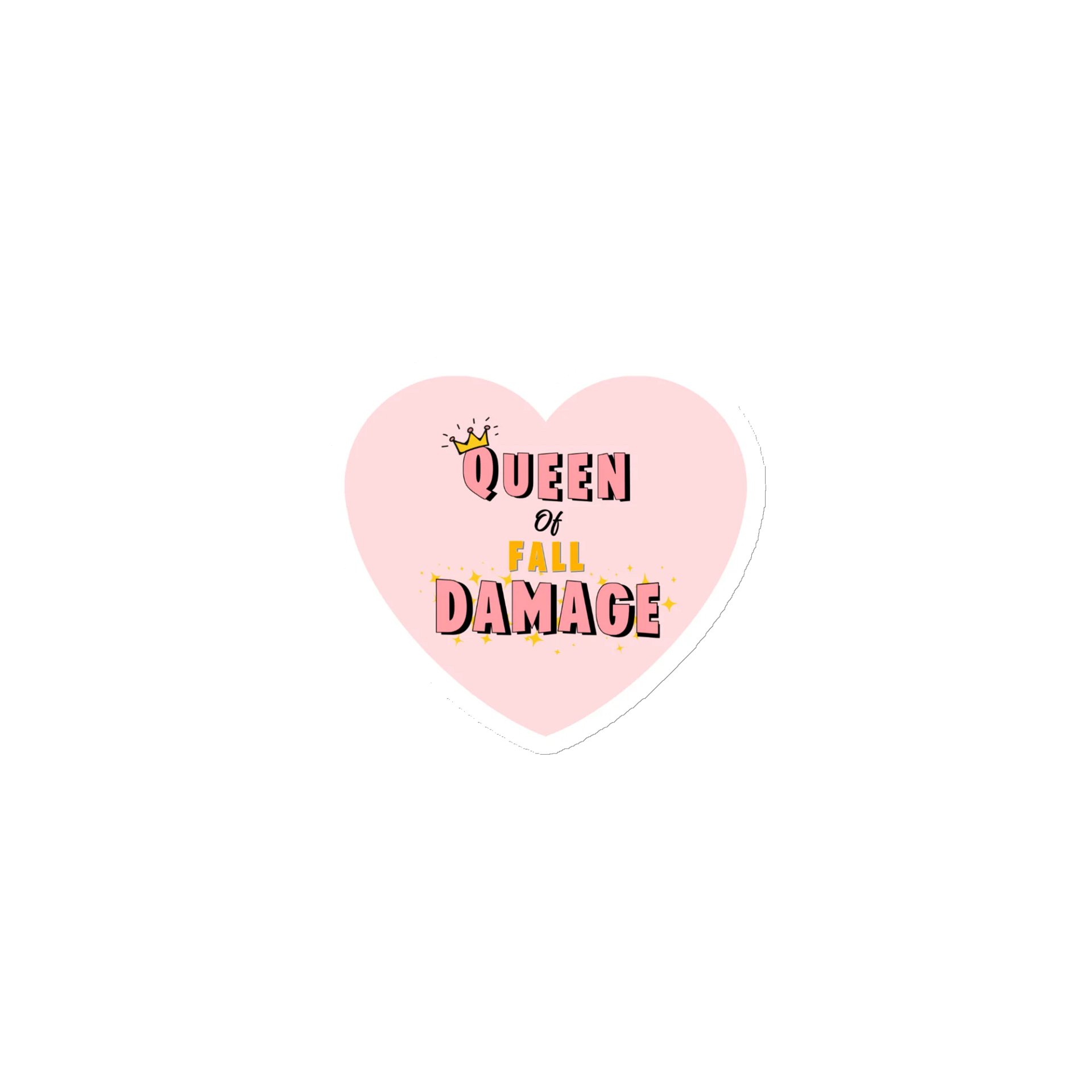 Queen of Fall Damage Die-Cut Magnet product image (1)