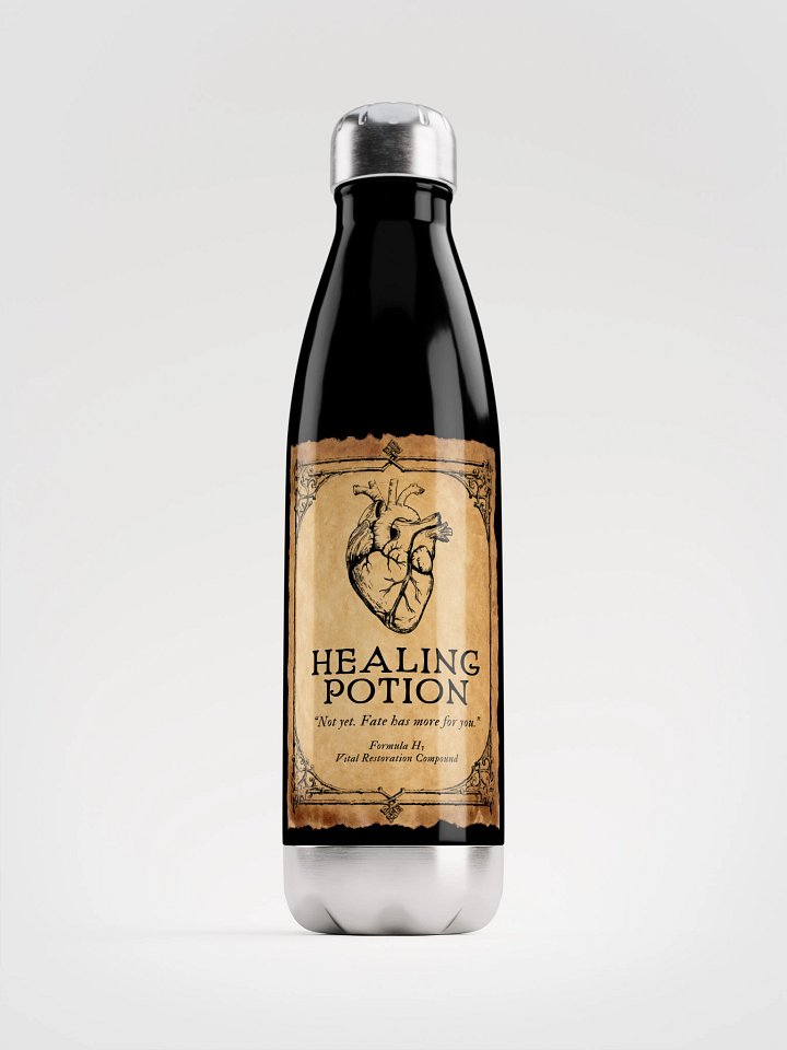 Healing Potion 17oz Insulated Bottle (Parchment Version) product image (1)