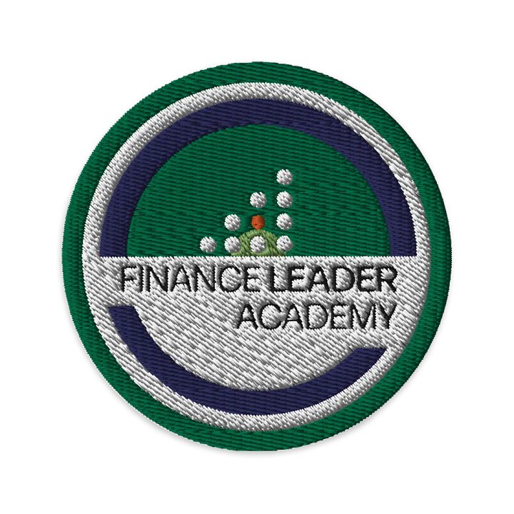 Finance Leader Academy Circular Patch product image (1)
