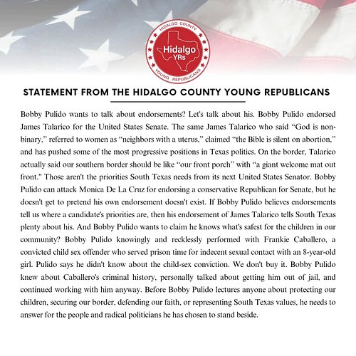 Beta Bobby wants to talk about endorsements, so let's talk about his. 👀

He endorsed James Talarico, a man who said “God is n...