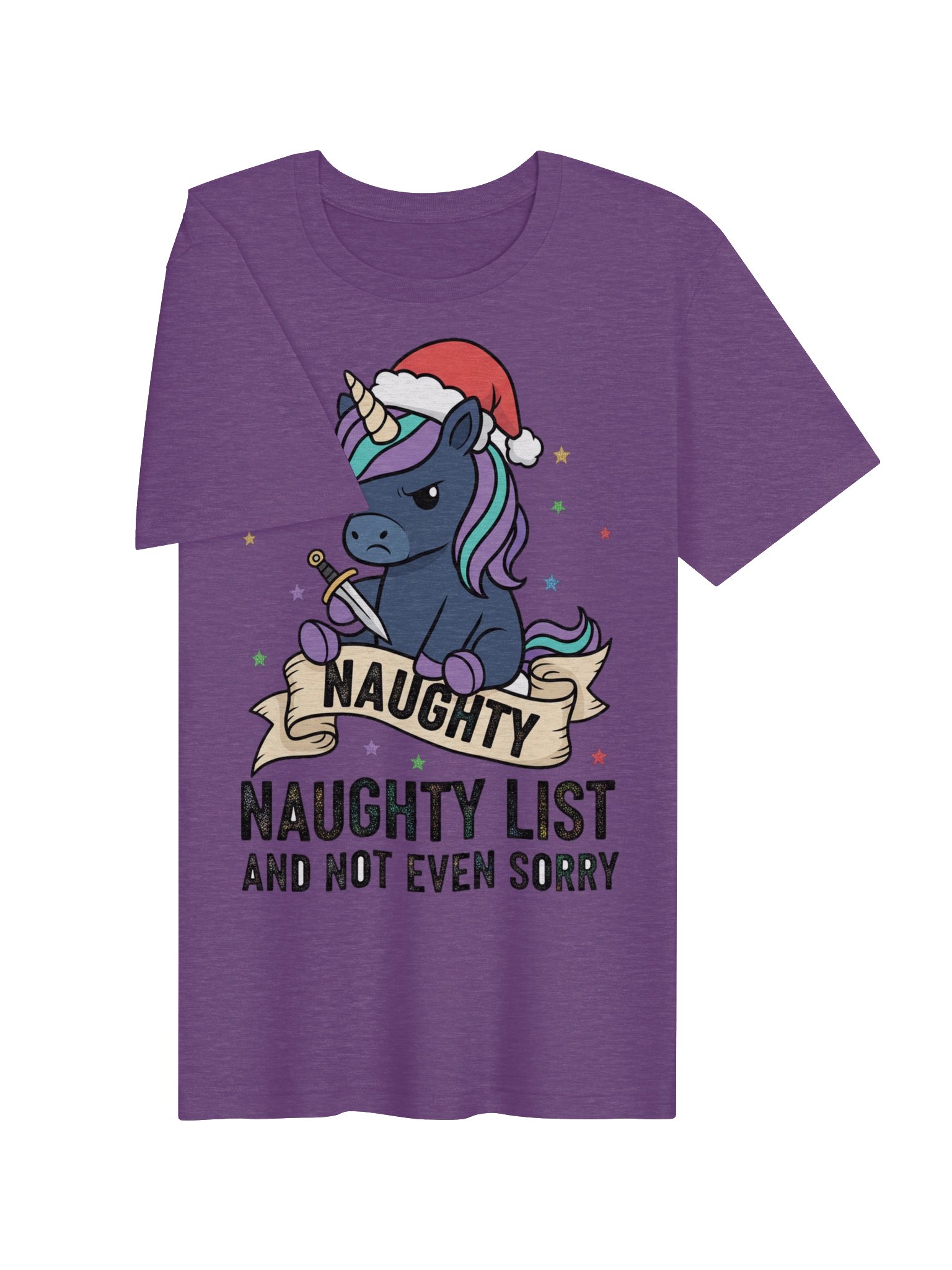 Naughty List and Not Even Sorry Tee product image (3)