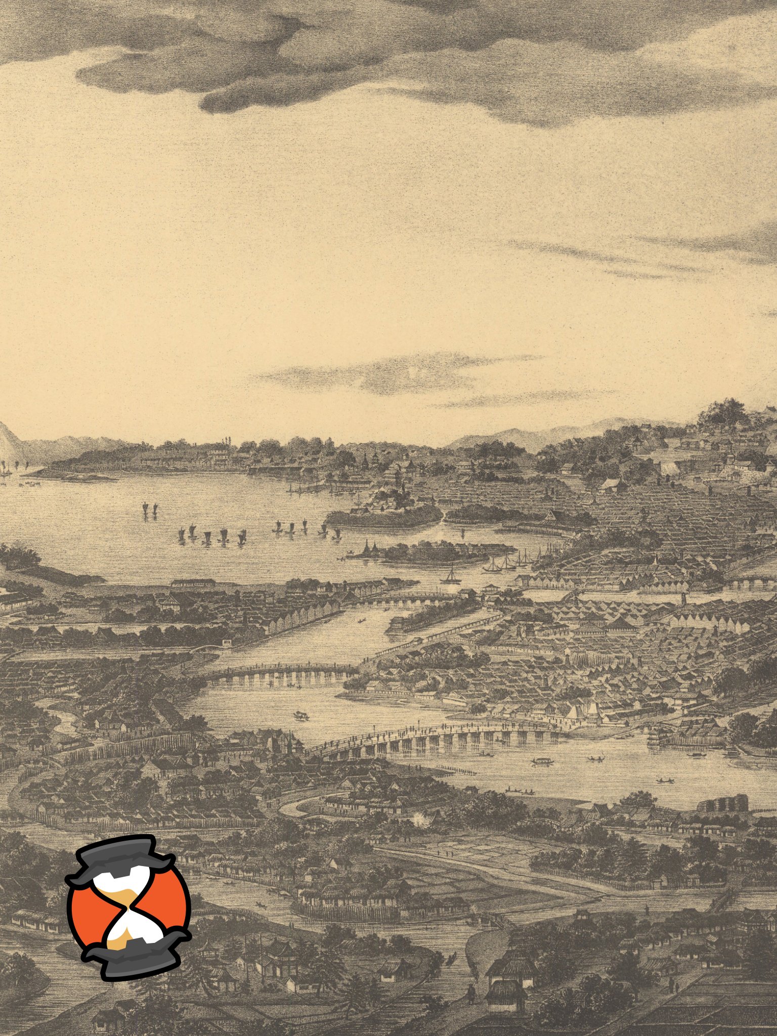 Tokyo 1840 (Framed Poster Print) product image (3)