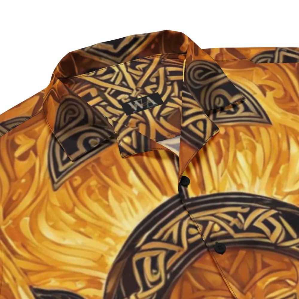 Fiery Symbology Hawaiian Shirt product image (3)